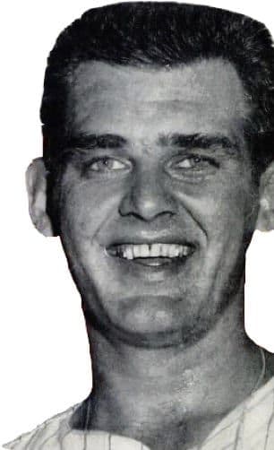 Don Larsen, New York Yankees pitcher, pictured in 1956