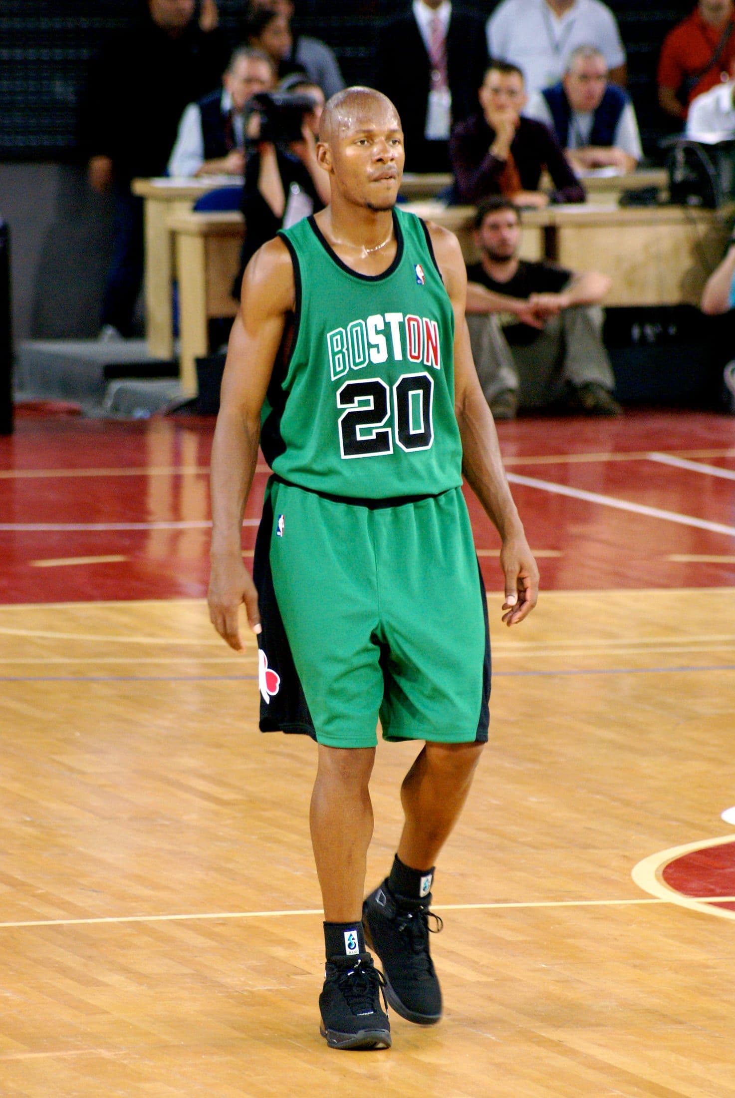 Ray Allen playing for the Miami Heat